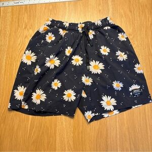Wesc Navy Daisy Print Men's Athletic Shorts